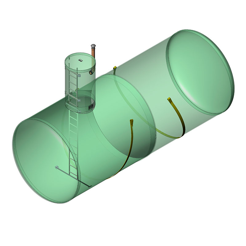 Накопительная емкость для канализации 150 м3