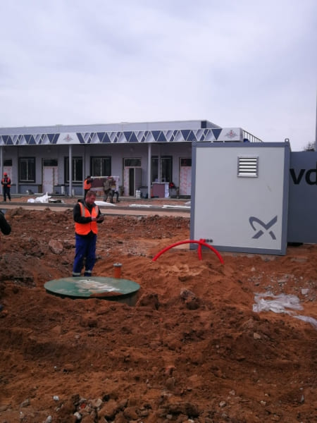 Поставка КНС на объект строительства «Инфекционного центра для пациентов с коронавирусной инфекцией» Поставка КНС на объект строительства «Инфекционного центра для пациентов с коронавирусной инфекцией»