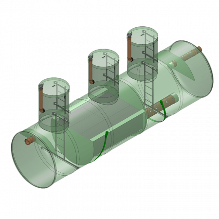 Ливневые очистные сооружения в едином корпусе
