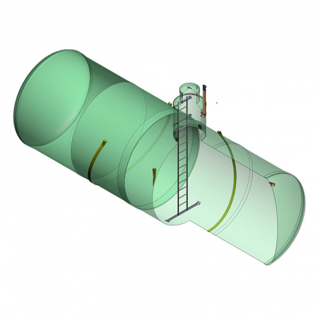 Накопительная емкость для канализации 75 м3