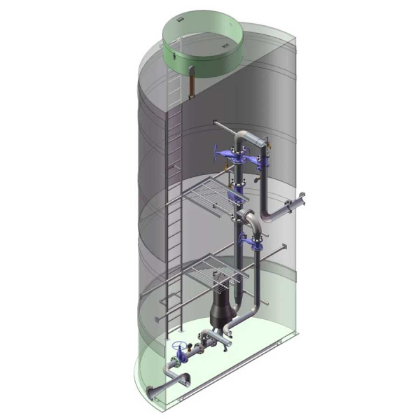 КНС сухая, диаметр 1000 мм