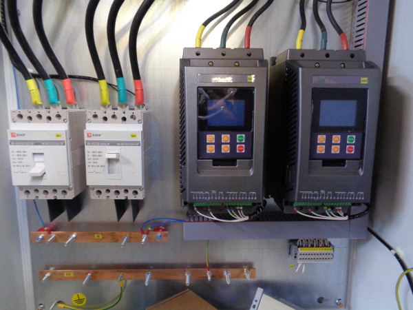 Шкафы управления дробилками